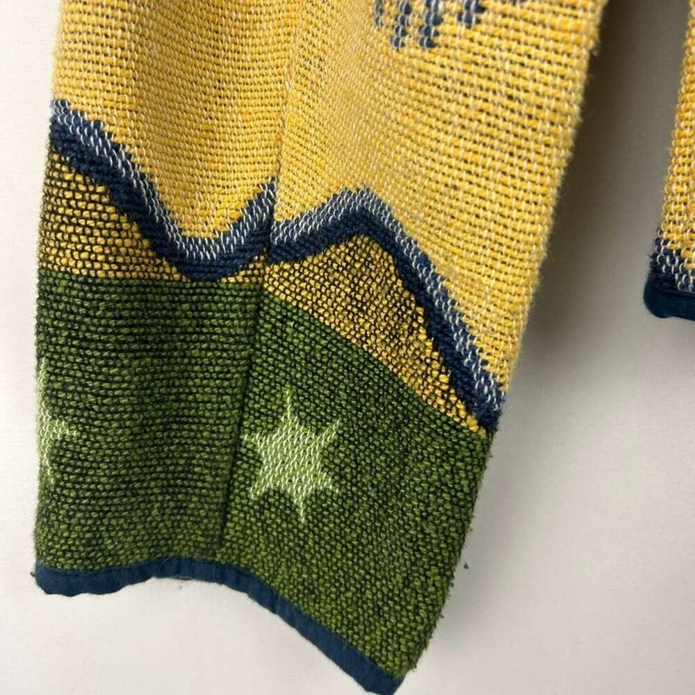 Flashback Women's M Snowflake Cardigan Sweater Shawl Collar Southwestern - Picture 10 of 12